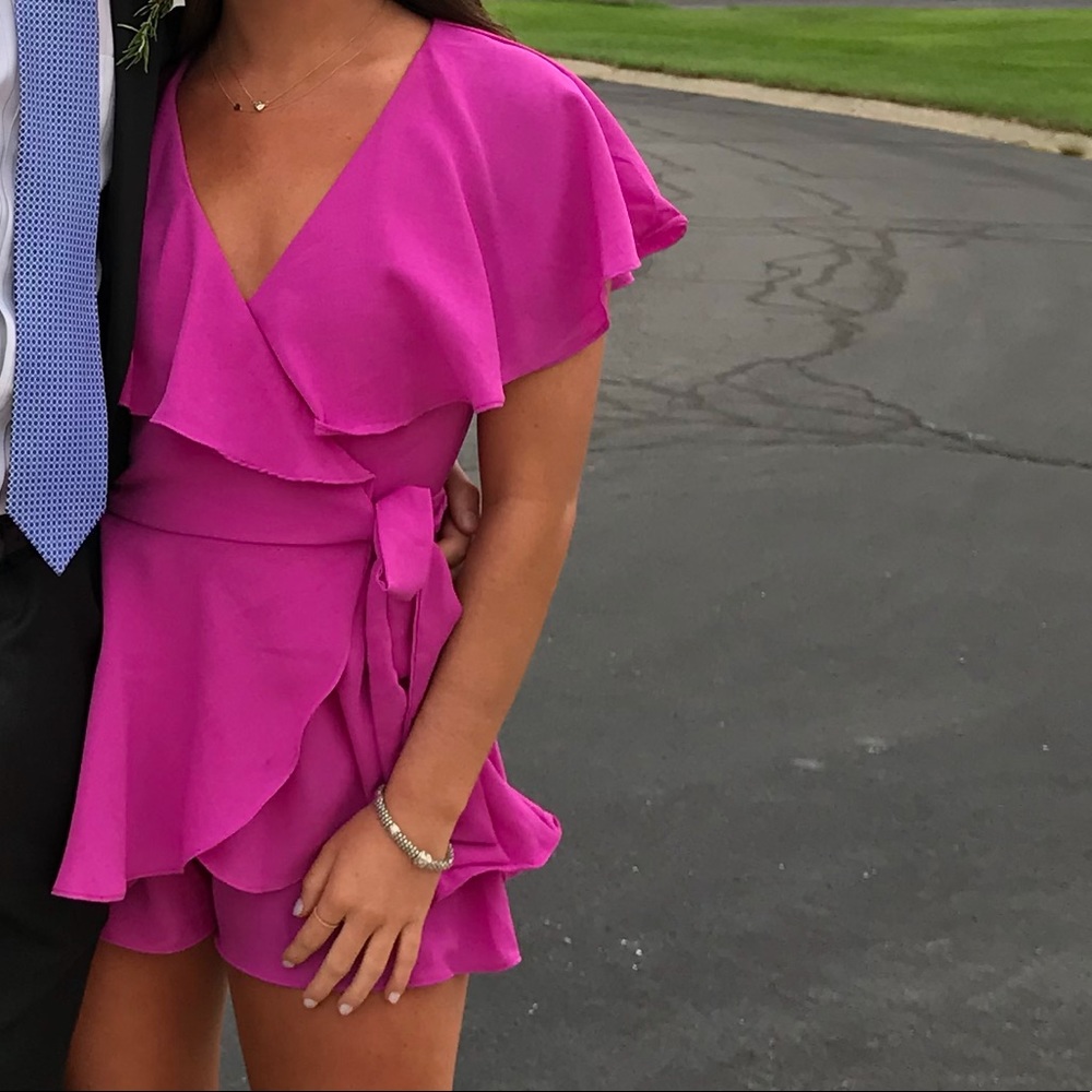 Pink/purple romper